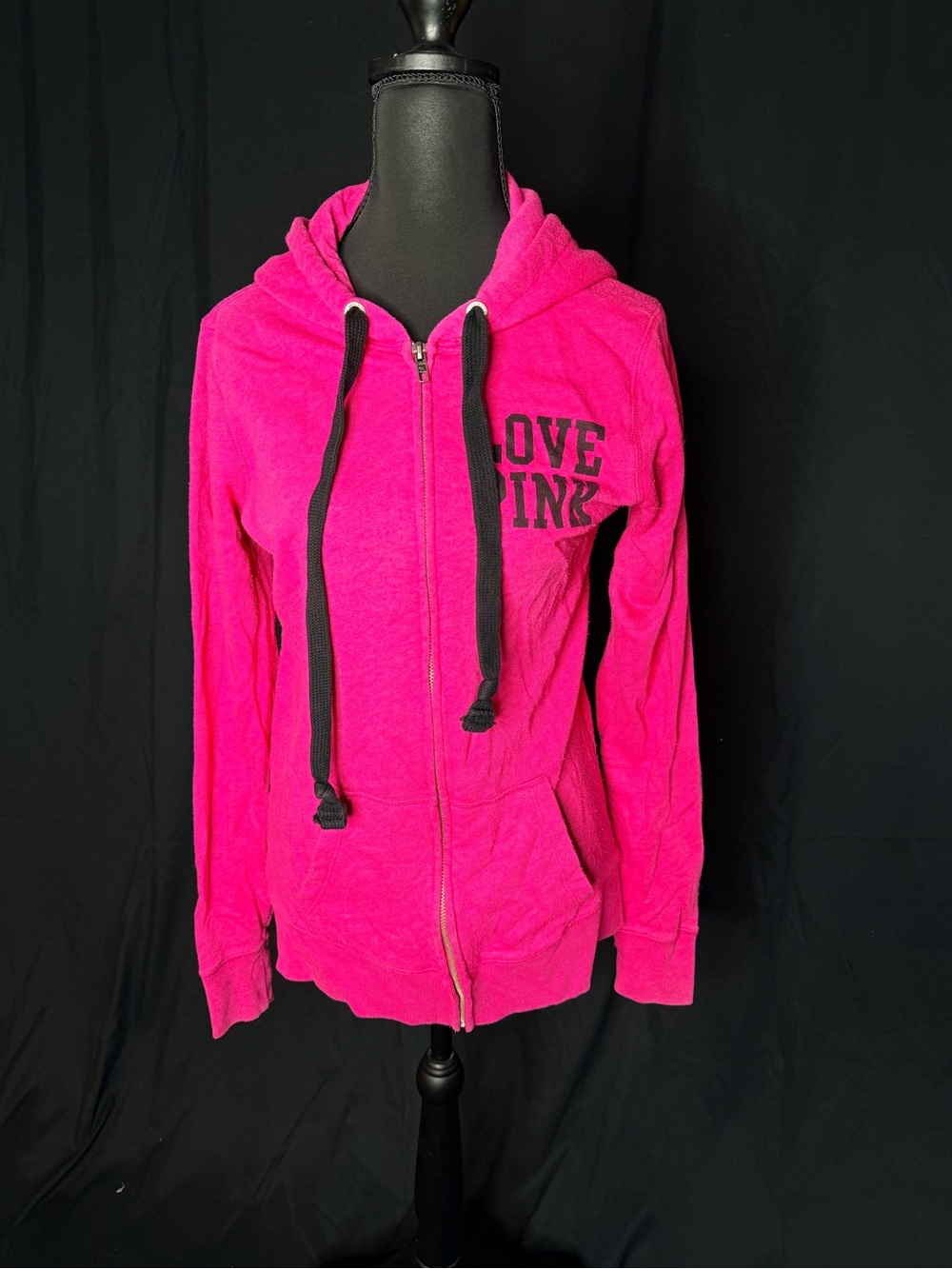 Vintage VS PINK Terry Lined Hoodie